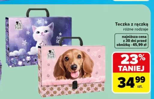 teczka z rączką dziecięca