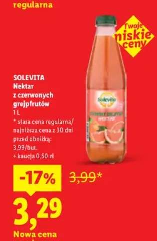Nektar z czerwonych grejpfrutów Solevita