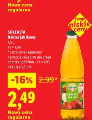 Nektar jabłkowy Solevita