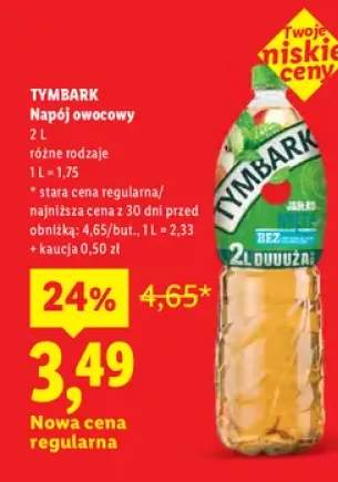 Napój owocowy Tymbark