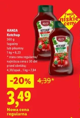 Ketchup pikantny Kania +1 wariant