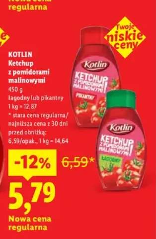 Ketchup z pomidorami malinowymi łagodny Kotlin +1 wariant