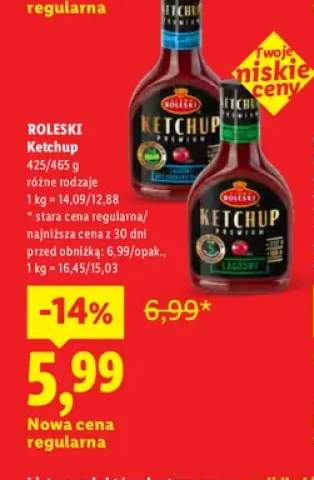 Ketchup Premium pikantny Roleski +1 wariant