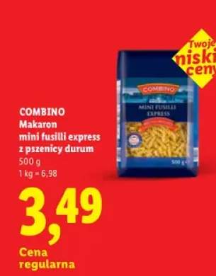 Makaron mini fusilli express z pszenicy durum Combino