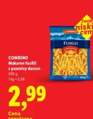 Makaron fusilli z pszenicy durum Combino