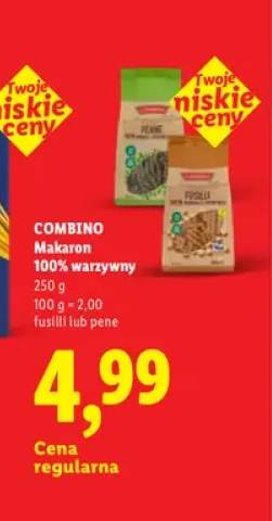 Makaron 100% warzywny pene Combino +1 wariant