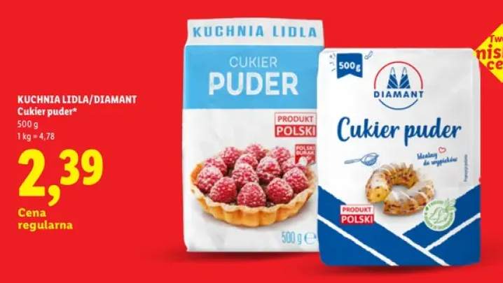 Cukier puder Kuchnia Lidla +1 wariant