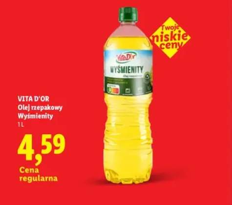 Olej rzepakowy Wyśmienity Vita D'Or