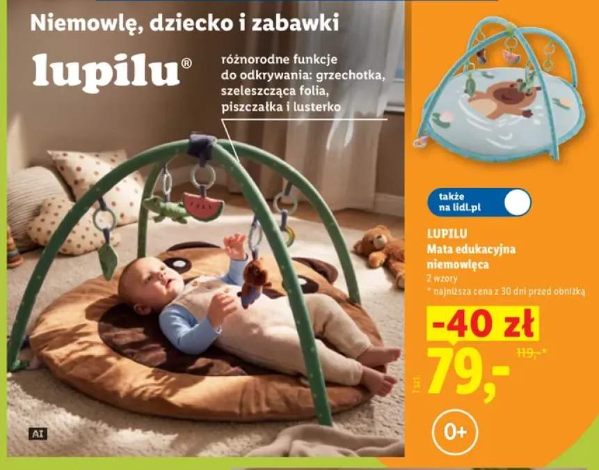 mata edukacyjna dla niemowlaka
