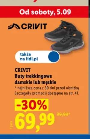 Buty trekkingowe damskie CRIVIT +1 wariant
