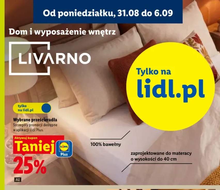 Prześcieradło Livarno