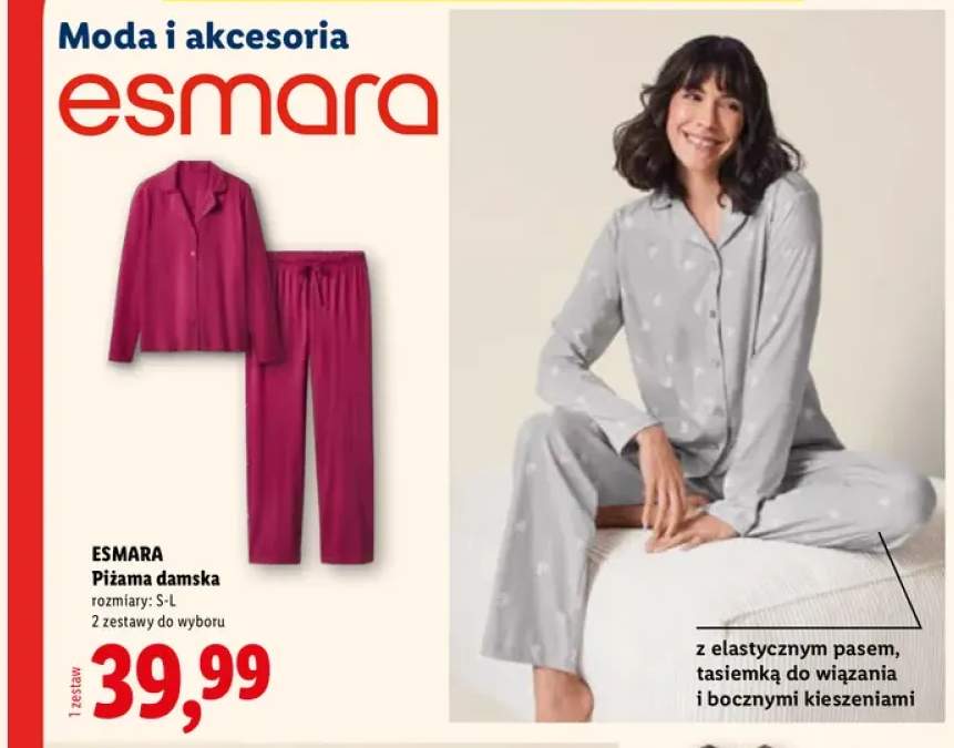 Piżama damska Esmara