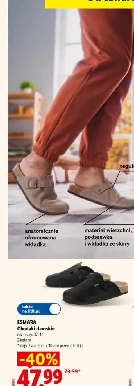 Chodaki damskie Esmara