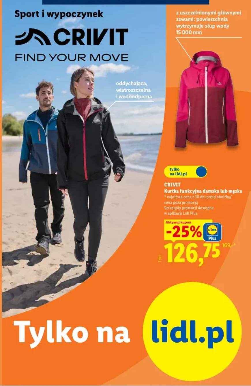 Kurtka funkcjonalna damska Crivit +1 wariant