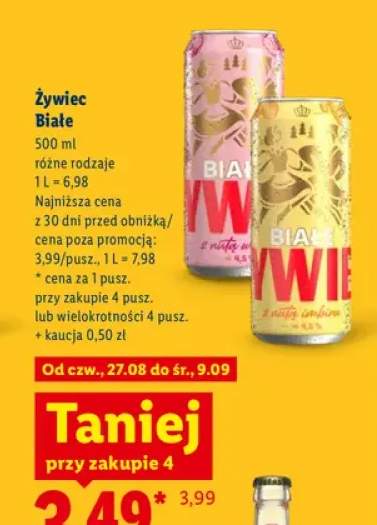 Piwo Żywiec Białe z nutą wiśni +1 wariant