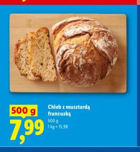 Chleb z musztardą francuską