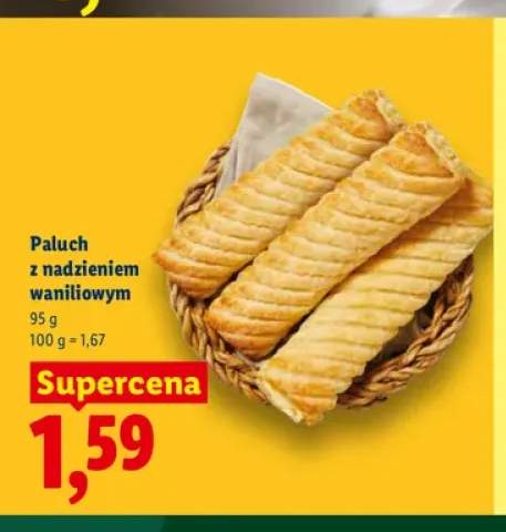 Paluch z nadzieniem waniliowym