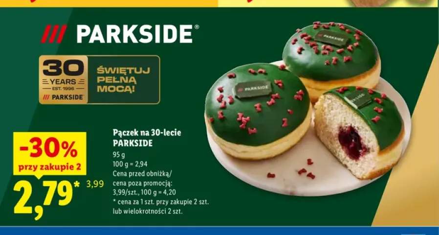 Pączek na 30-lecie Parkside