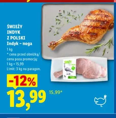 Noga z indyka Świeży Indyk z Polski