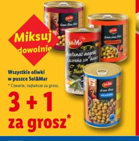 Oliwki w puszce Sol & Mar +4 warianty