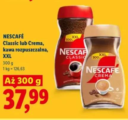 Kawa rozpuszczalna Nescafé Classic XXL +1 wariant