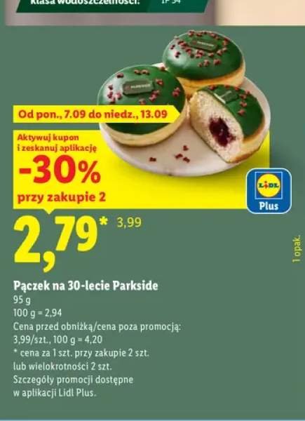 Pączek na 30-lecie Parkside