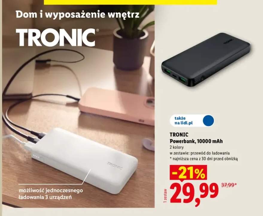 Powerbank Tronic 10000mAh
