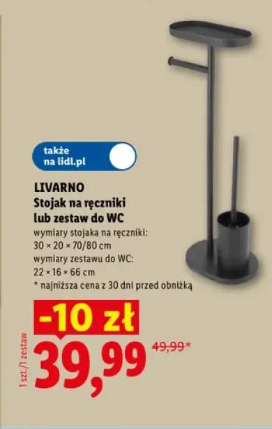 Stojak na ręczniki Livarno +1 wariant