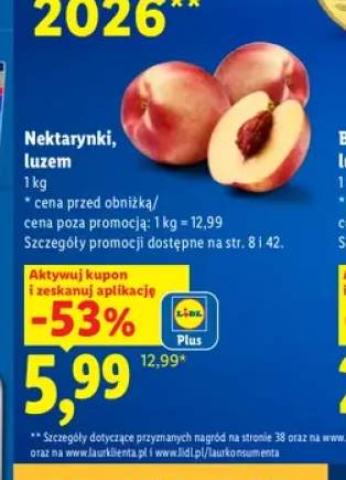 Nektarynki luzem