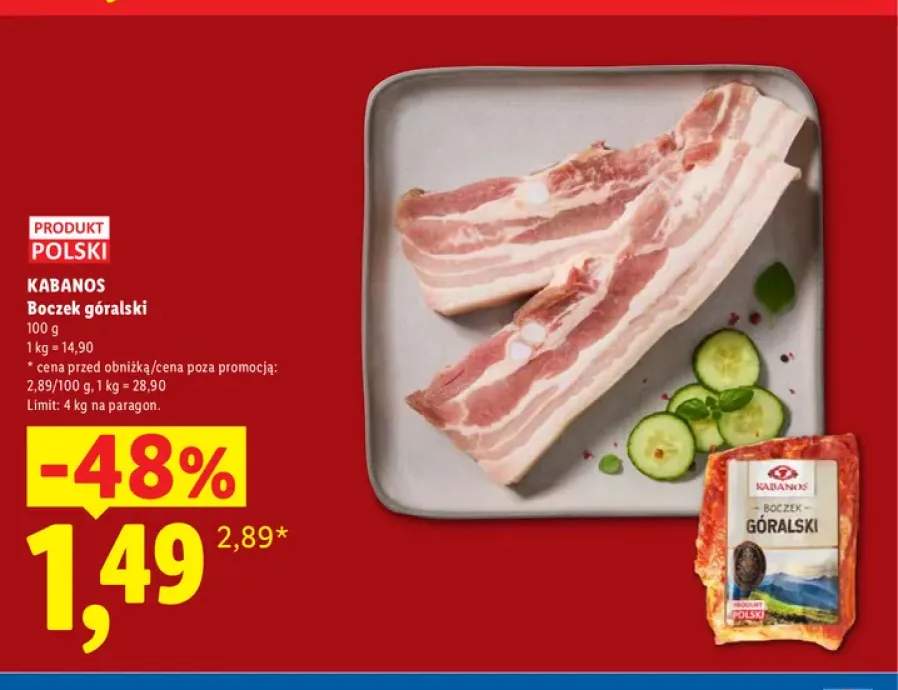 Boczek góralski Kabanos