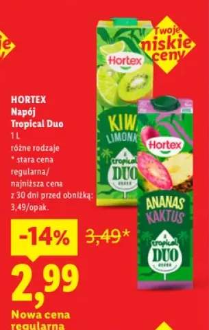 Napój Tropical Duo kiwi limonka Hortex +1 wariant