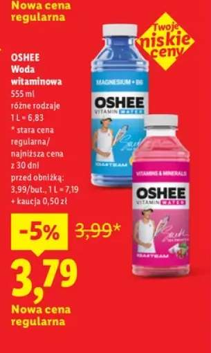 Woda witaminowa Magnesium + B6 Oshee +1 wariant