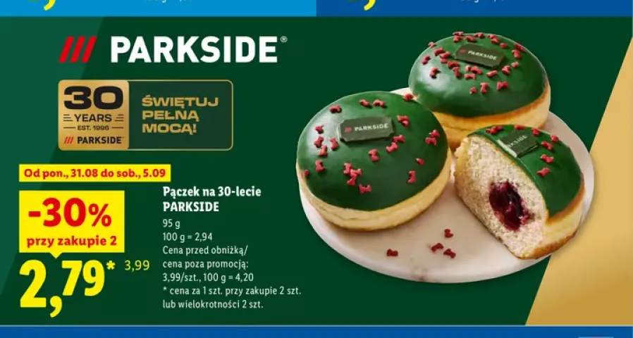 Pączek na 30-lecie Parkside