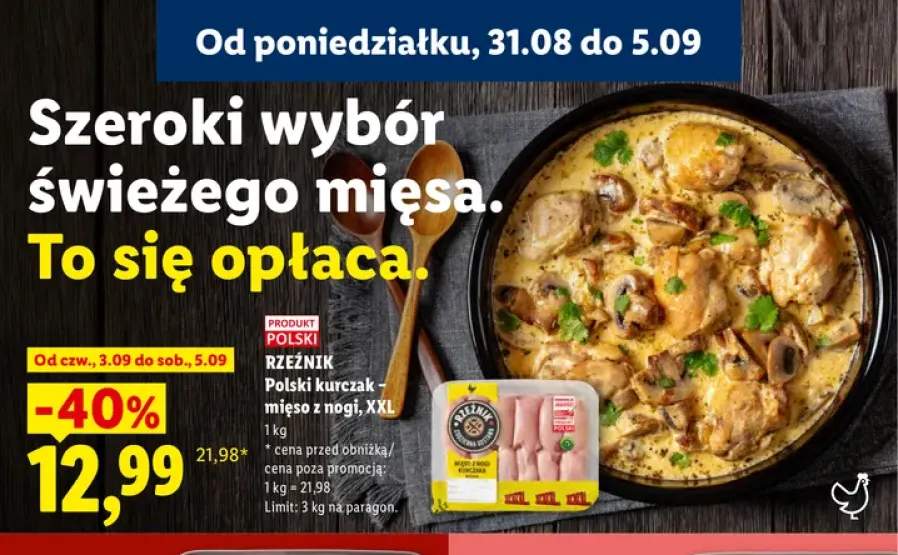 Polski kurczak mięso z nogi XXL Rzeźnik