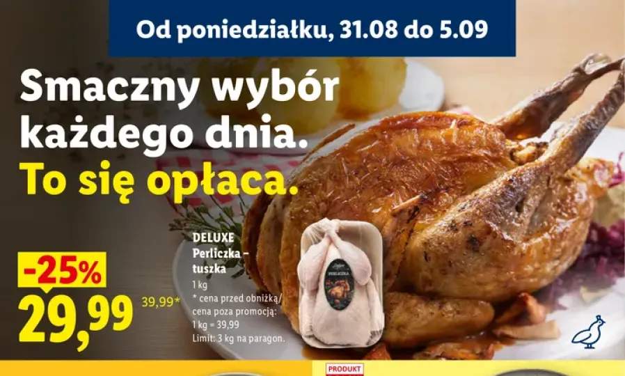 Perliczka - tuszka Deluxe