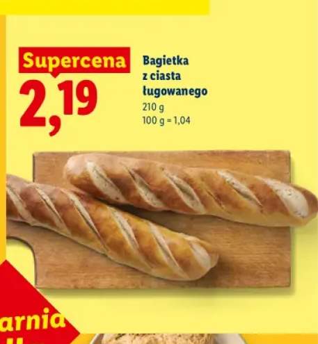 Bagietka z ciasta ługowanego