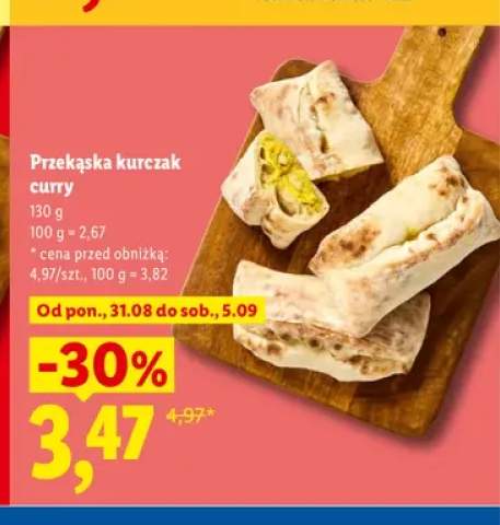 Przekąska kurczak curry