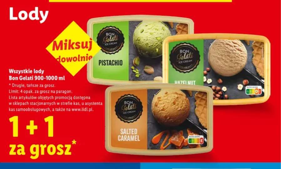 Lody Bon Gelati +3 warianty
