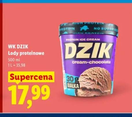 Lody proteinowe WK Dzik