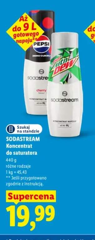 Koncentrat do saturatora Pepsi Zero Cukru cherry SodaStream +1 wariant