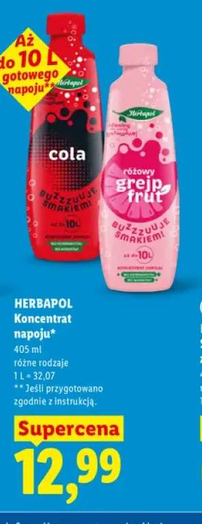 Koncentrat napoju Herbapol cola +1 wariant