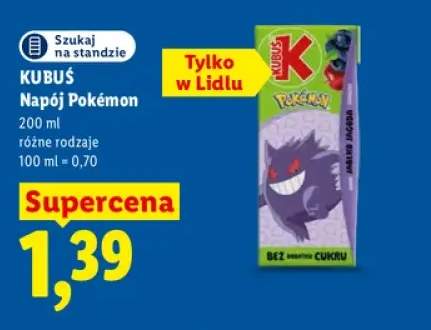 Napój Pokémon Kubuś