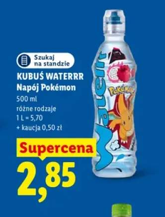 Napój Pokémon Kubuś Waterrr