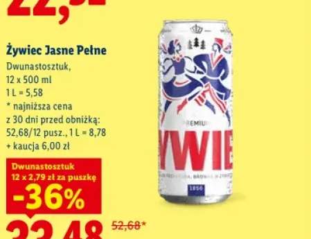 Piwo Żywiec 12-pak 500 ml