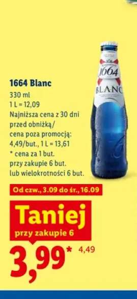 Piwo 1664 Blanc