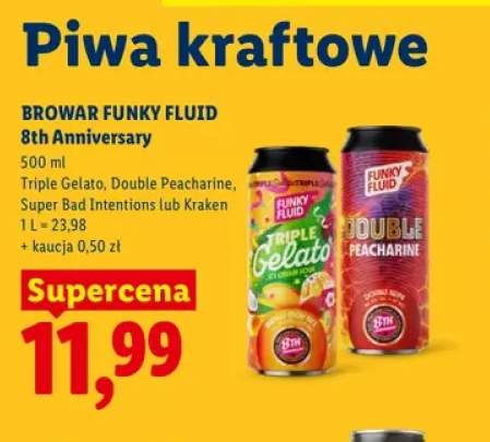 Piwo Browar Funky Fluid 8th Anniversary Triple Gelato +3 warianty