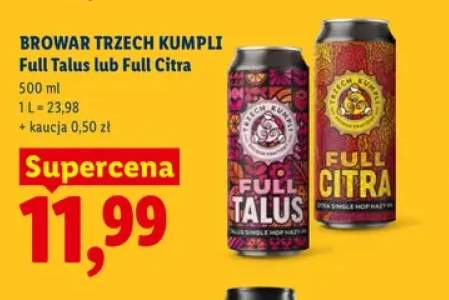 Piwo Browar Trzech Kumpli Full Talus +1 wariant