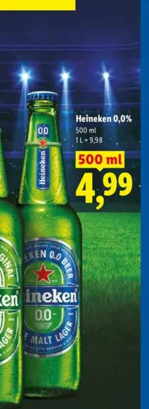 Piwo bezalkoholowe Heineken