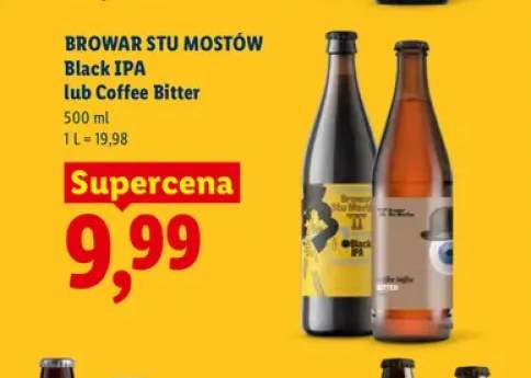 Piwo Browar Stu Mostów Black IPA +1 wariant