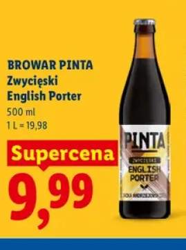 Piwo Browar Pinta Zwycięski English Porter